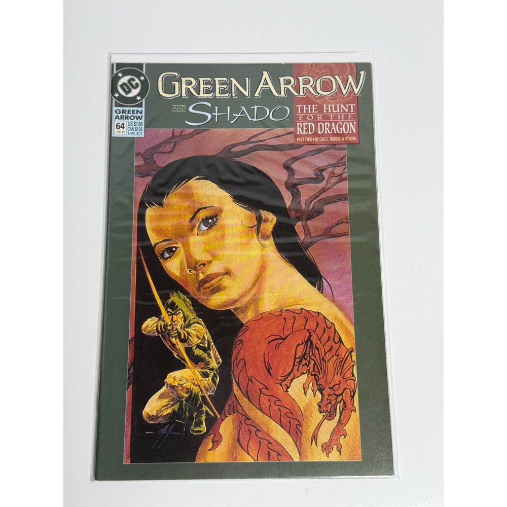 DC Comics Green Arrow and Shado 64 The Hunt‎ for the Red Dragon July 1992 Grell